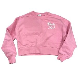 Zara Sweatshirt Pink Hermosa Beach Wonder Fun Graphic Kids Size 9-10